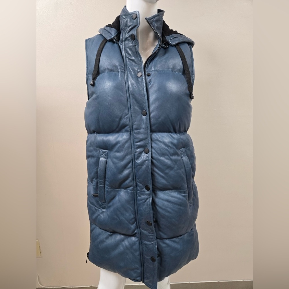 Bod&Christensen Leather Puffer Ves